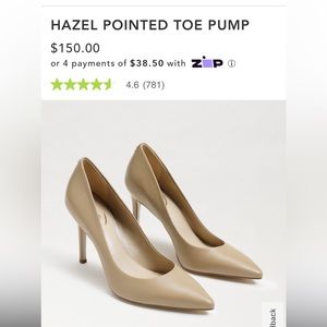 Sam Edelman Hazel Pumps in Soft Beige Leather